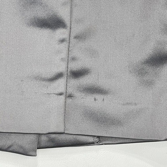 bebe Women Ruched Side Pleat Pencil Skirt Satined Size 2 - Picture 15 of 16